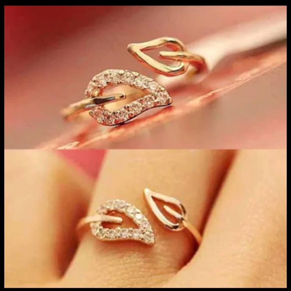 Gold or Silver leaf ring